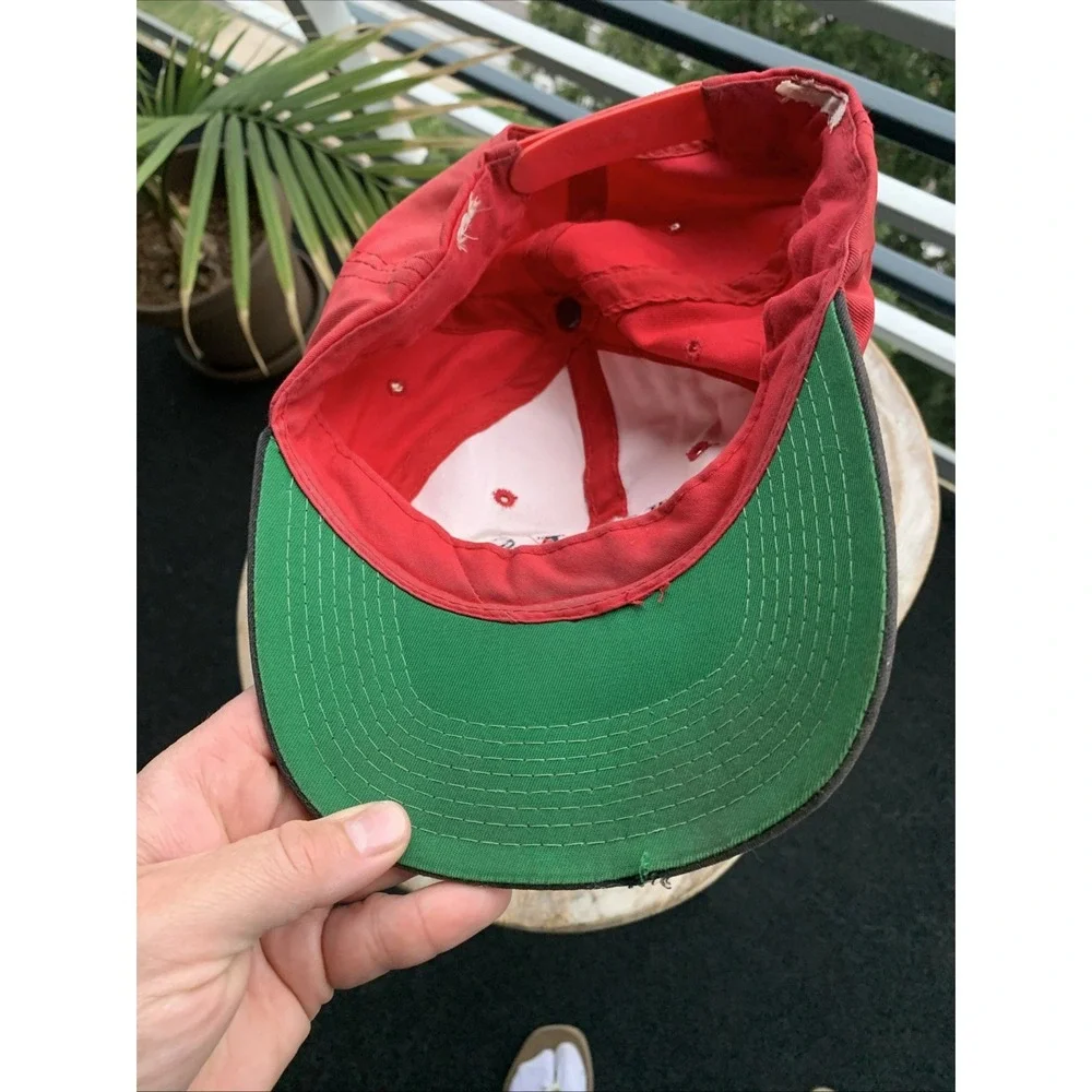 Set Of 2 Rare Vintage Chicago Bulls Hat Worn Hat With Defects NBA Basketball Hat